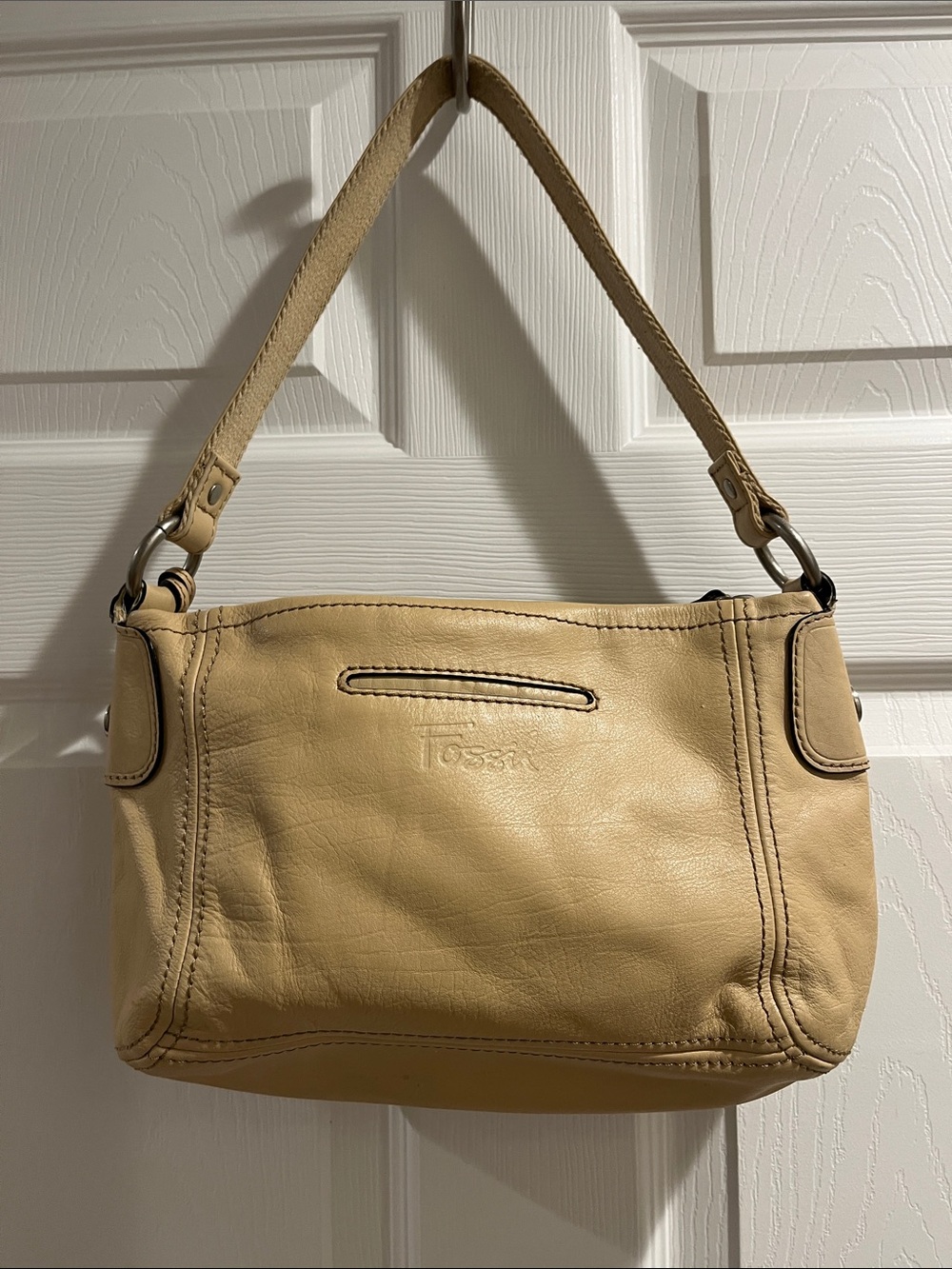 FOSSIL tan leather purse - Picture 2 of 12